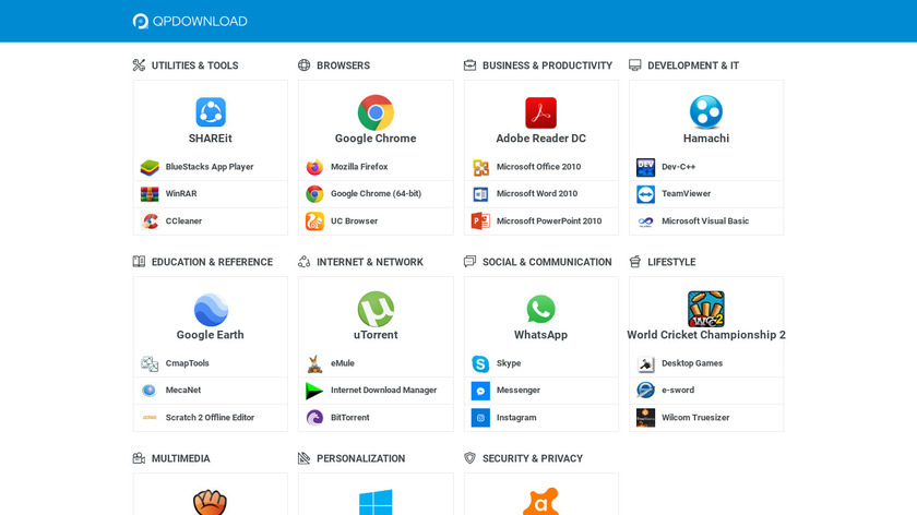 QPDownload Landing Page