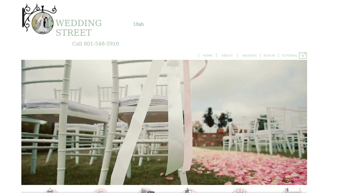 Wedding Street Landing page
