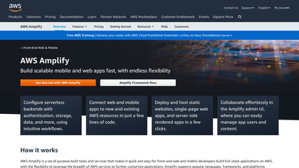 AWS Mobile Services screenshot