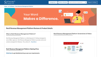 RevX Revenue Management Platform image