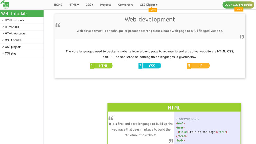 Web4College Landing Page