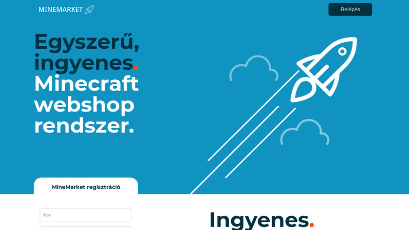 MineMarket Landing Page