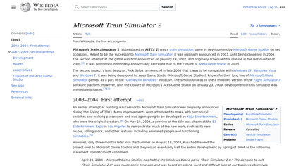Microsoft Train Simulator 2 image