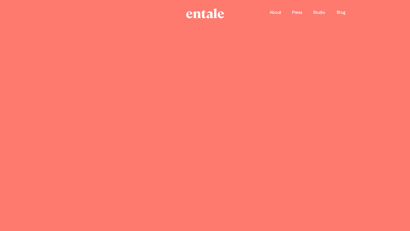 Entale for Android Landing page