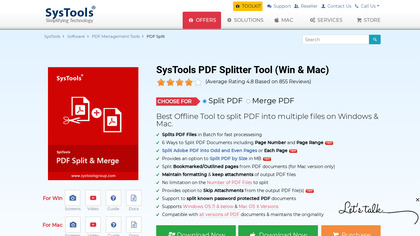 SysTools PDF Split & Merge image