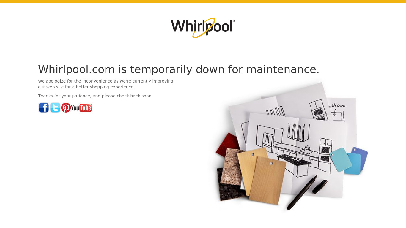 Whirlpool WFE745H0FS Landing page