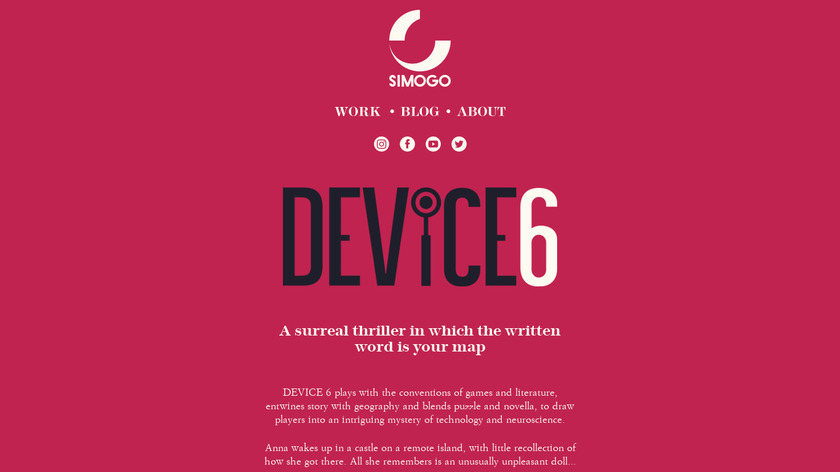 Device 6 Landing Page
