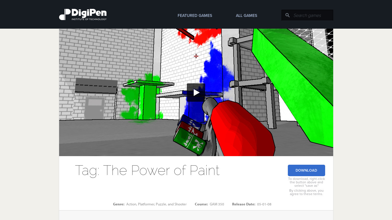Tag: The Power of Paint Landing page