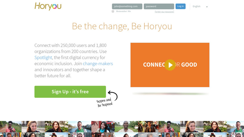 Horyou Landing Page