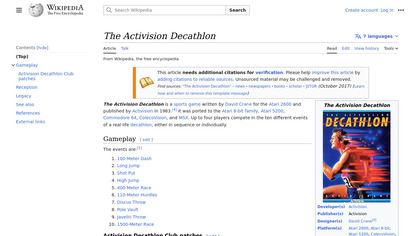 The Activision Decathlon image