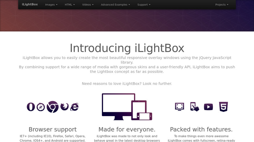 iLightBox Landing Page