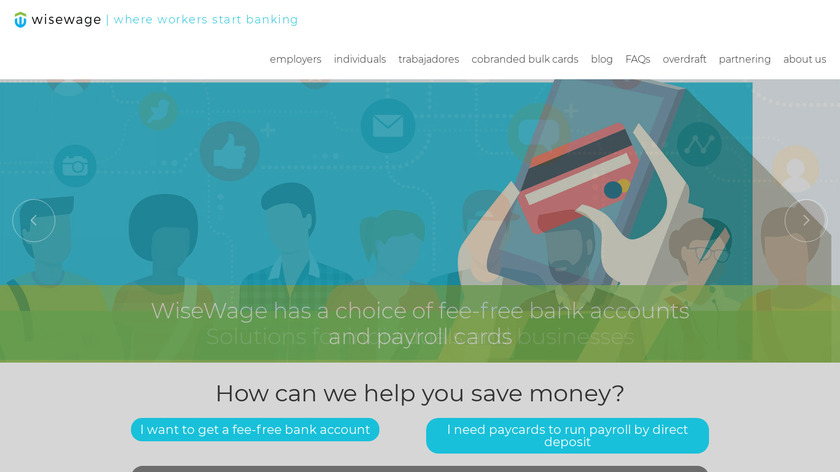 Wisewage Landing Page