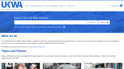 UK Web Archive image