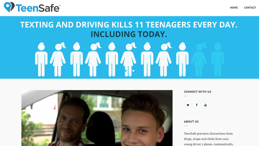 TeenSafe Landing Page