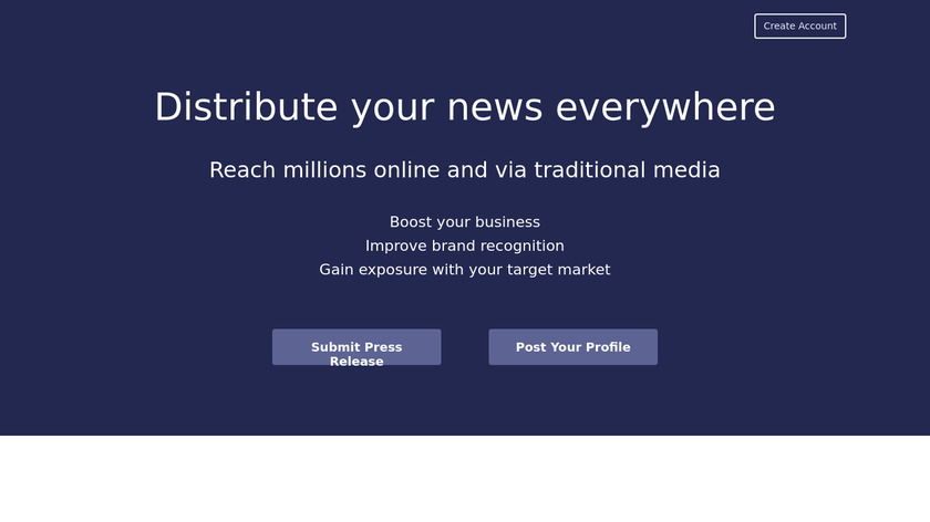 PR.com Landing Page