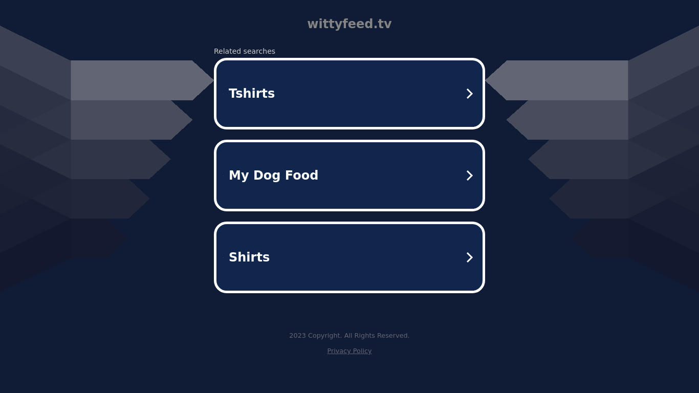 WittyFeed Landing page