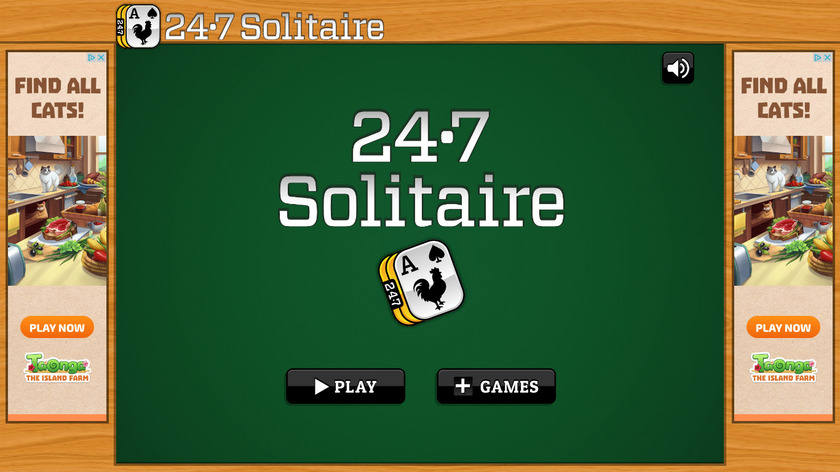 247 Solitaire Landing Page