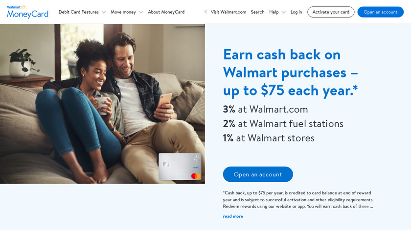 Walmartmoneycard Landing Page