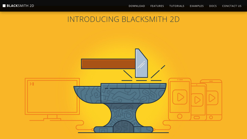 Blacksmith 2D Landing Page