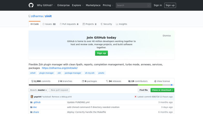 github.com zplugin Landing Page