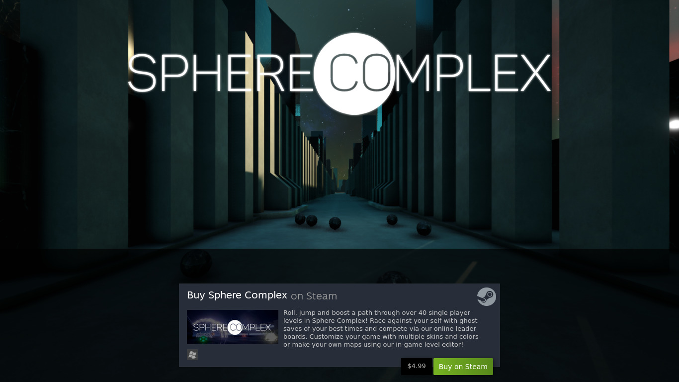Sphere Complex Landing page