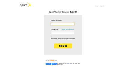 Sprint Family Locator image