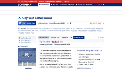 Ccy Text Editor image