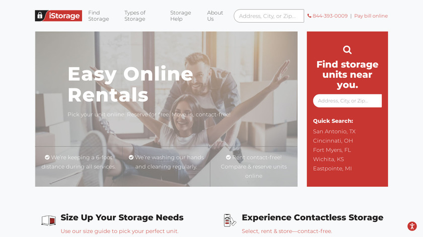 iStorage 2HD Landing Page