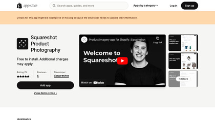 Squareshot for Shopify screenshot