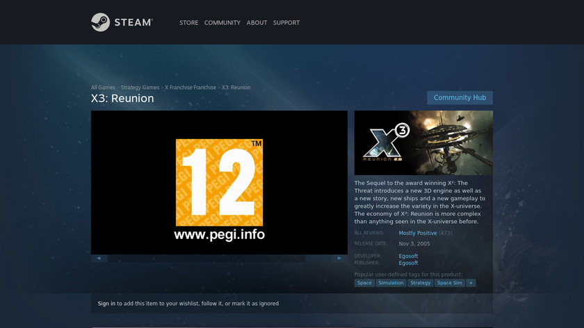 X3: Reunion Landing Page