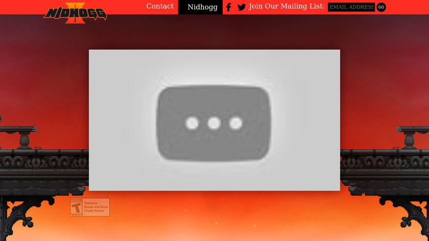 Nidhogg Landing Page