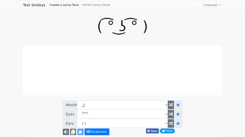Smileys Generator Landing Page