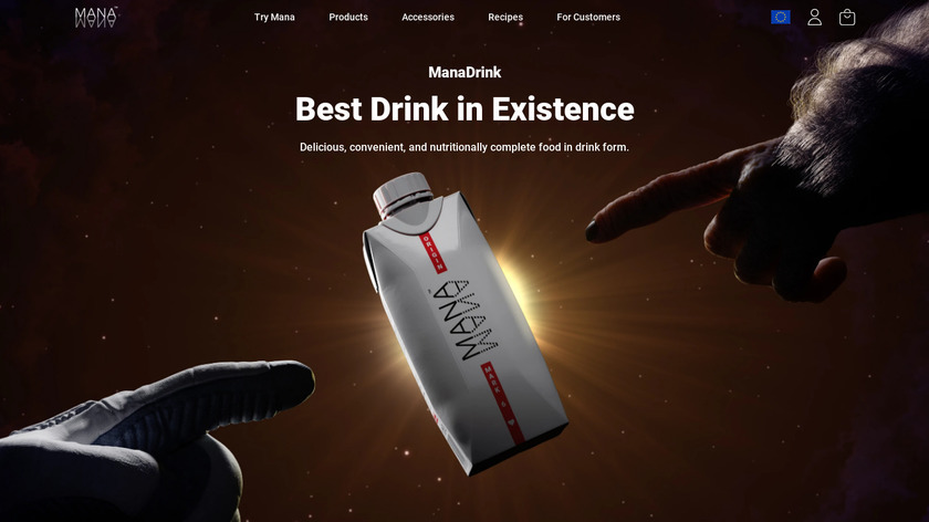 MANADrink Landing Page