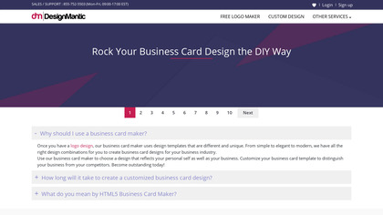 DesignMantic Business Card Maker image