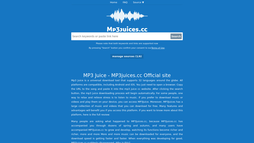 Mp3 Music Download Landing Page