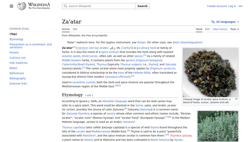 Zatar Landing Page