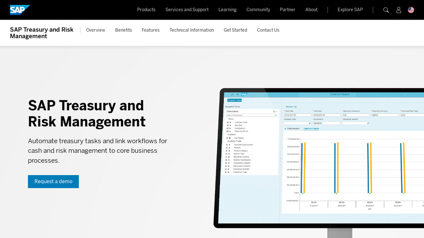 SAP Treasury and Risk Management Landing Page