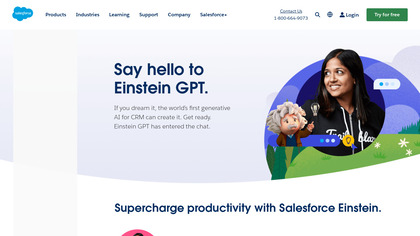 Salesforce Einstein screenshot