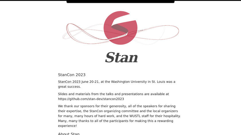 MC Stan Landing Page