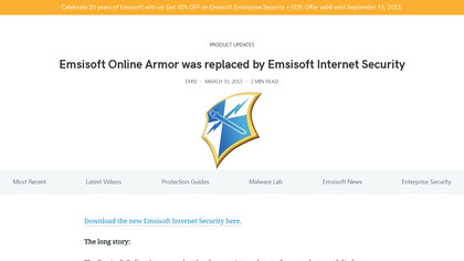 Emsisoft Online Armor Firewall image