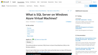 SQL Server on Virtual Machines image