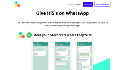 hi5.team WhatsApp + Hi5 image