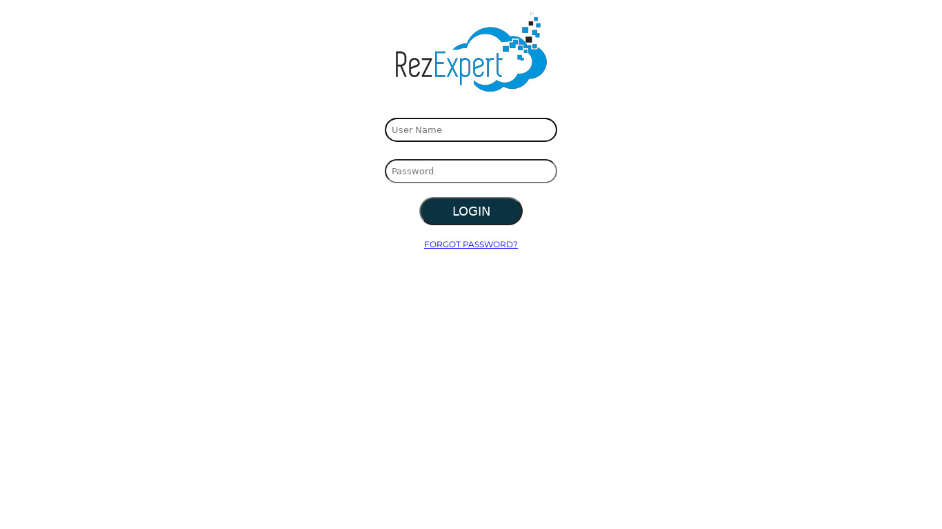 RezExpert Landing page