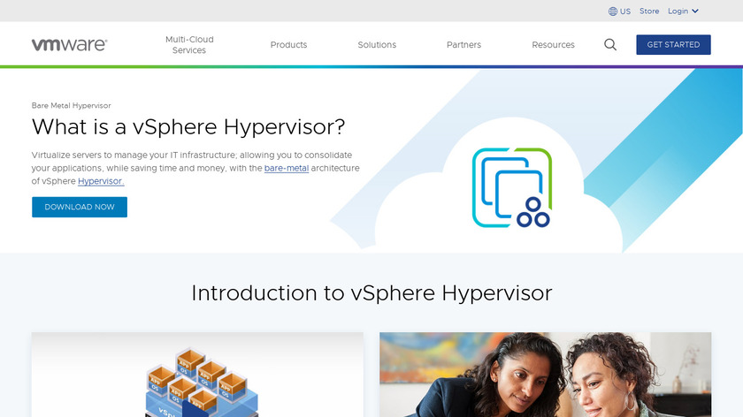 vSphere Hypervisor Landing Page