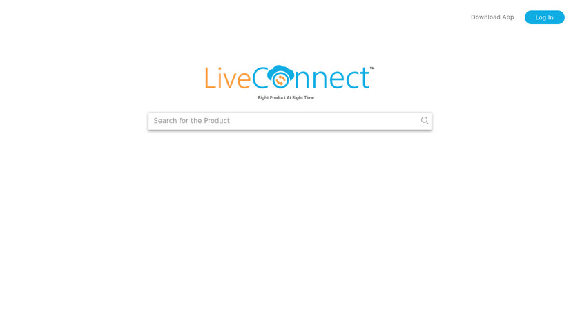 liveConnect Landing Page