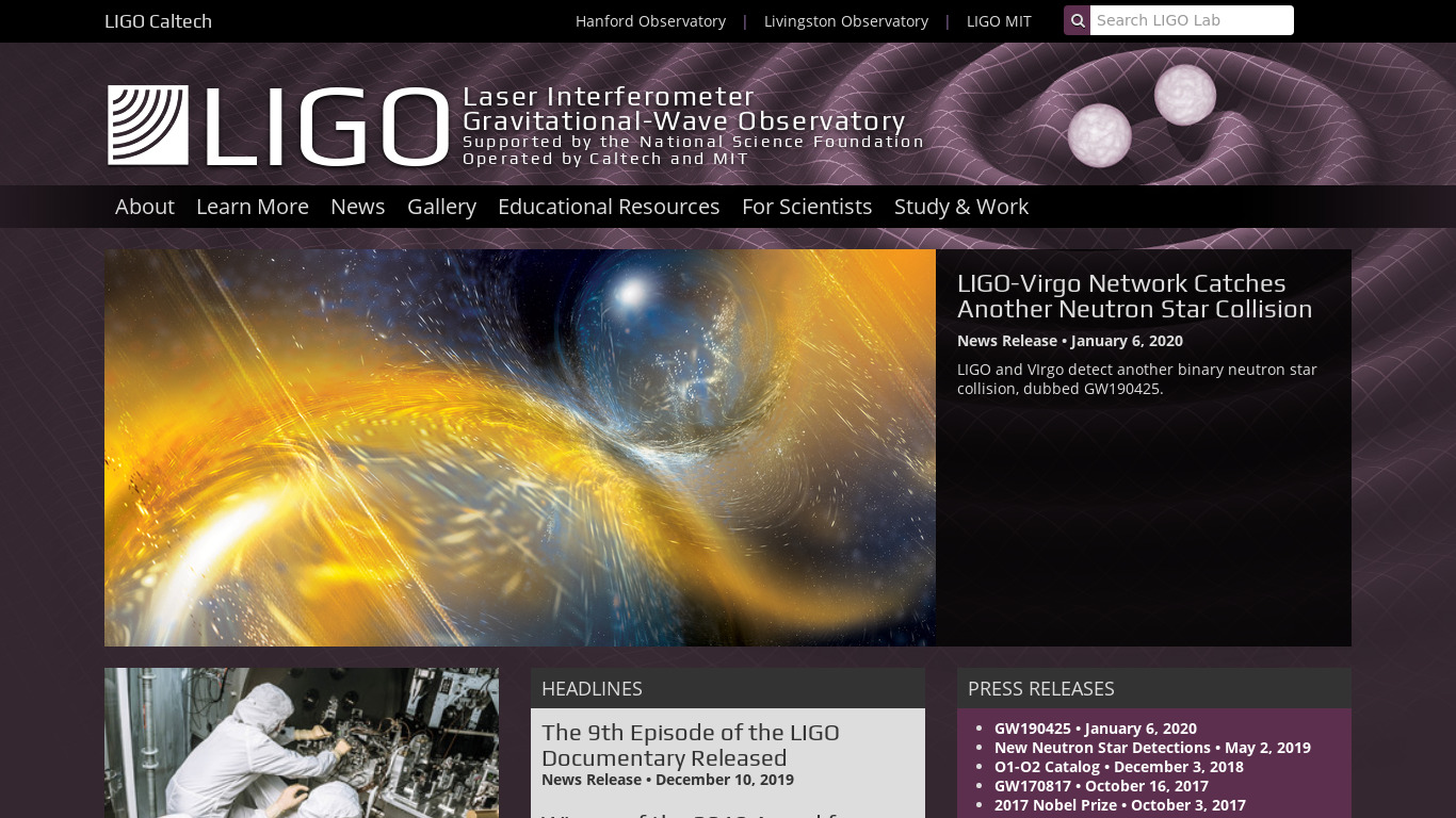 Ligo Landing page