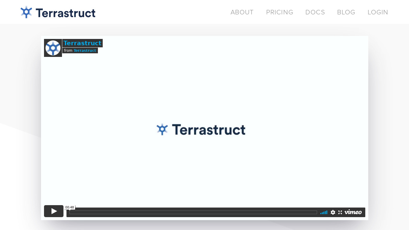 Terrastruct Landing page