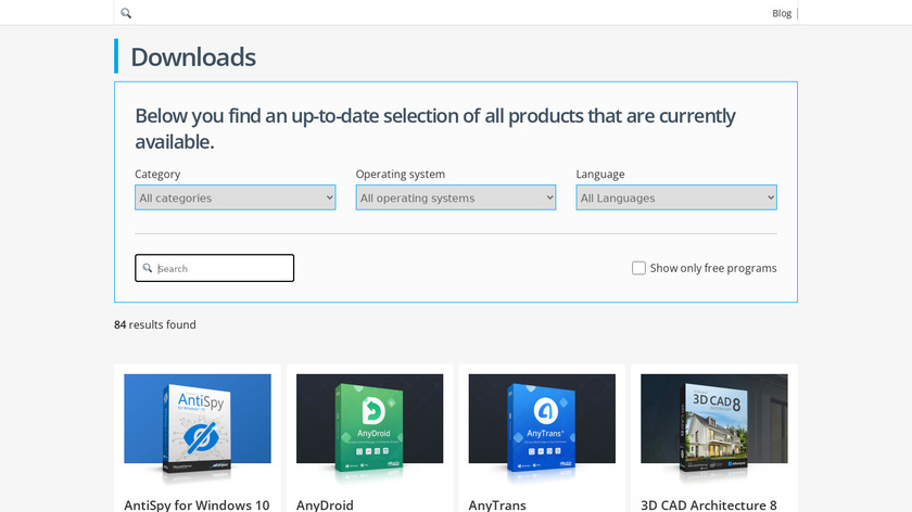 Ashampoo FireWall Landing Page