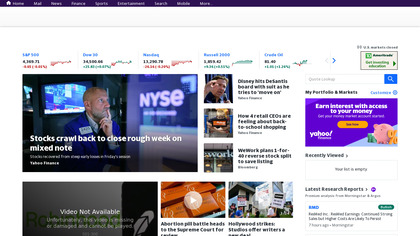 Yahoo! Finance image