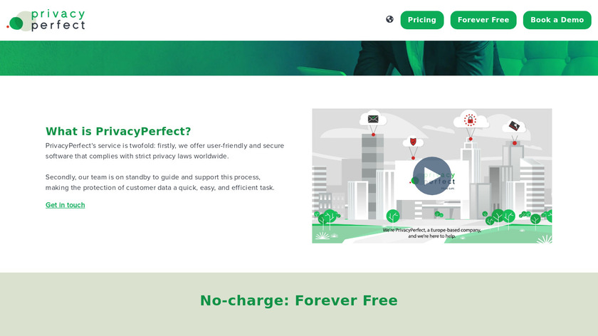 PrivacyPerfect Landing Page
